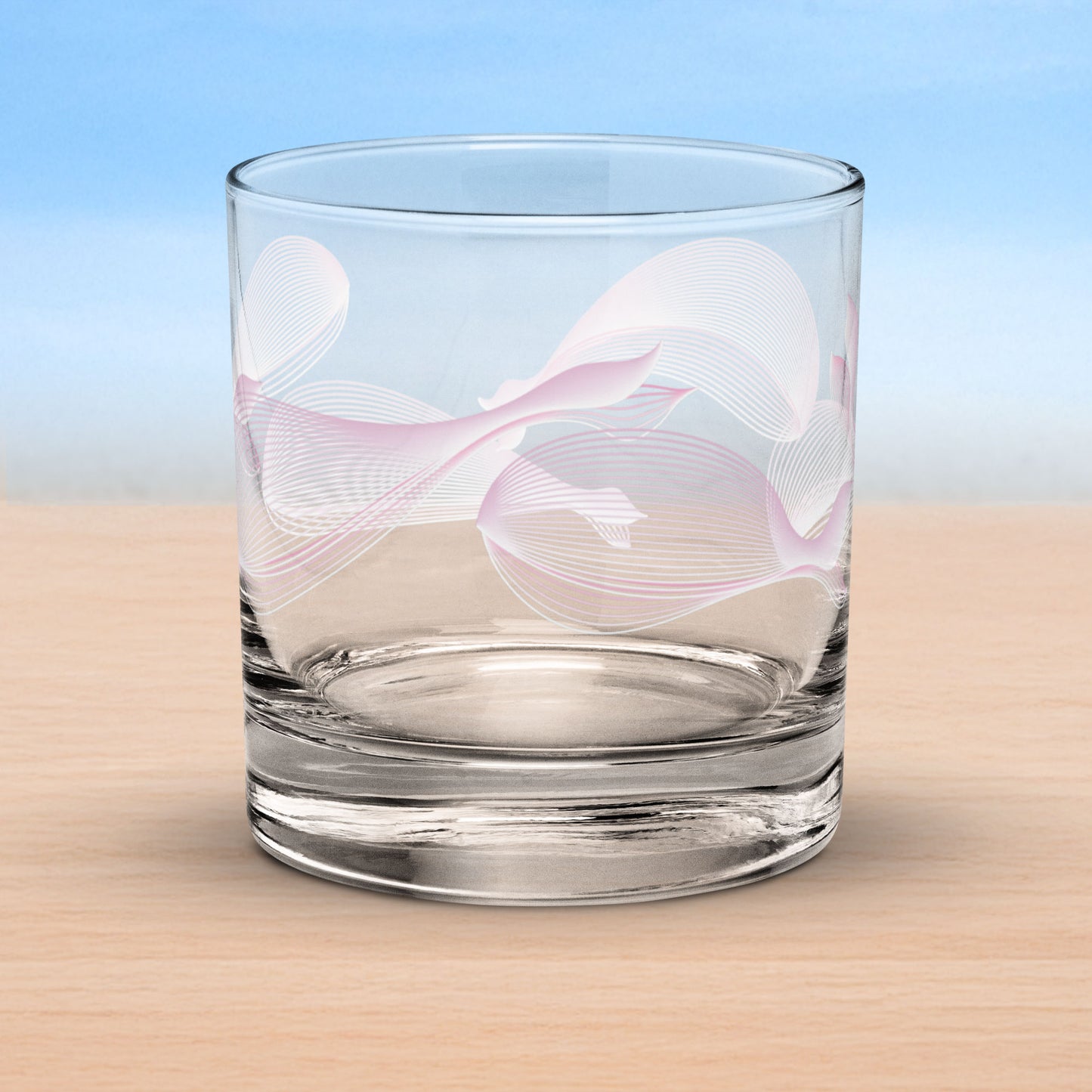 Whales old fashioned on-the-rocks glasses