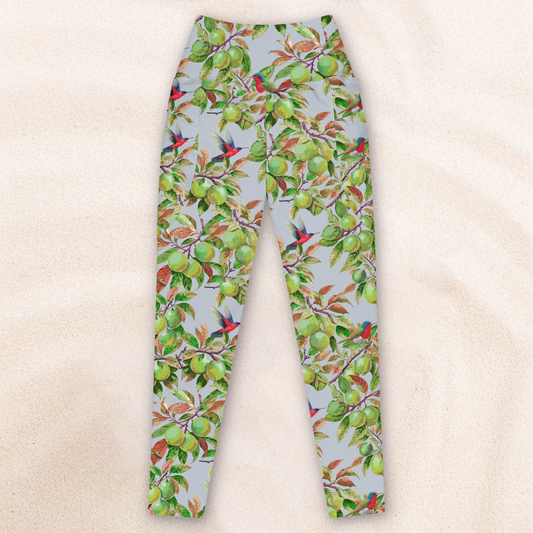 Citrus Grove Deck Leggings with Pockets – Seafog Blue