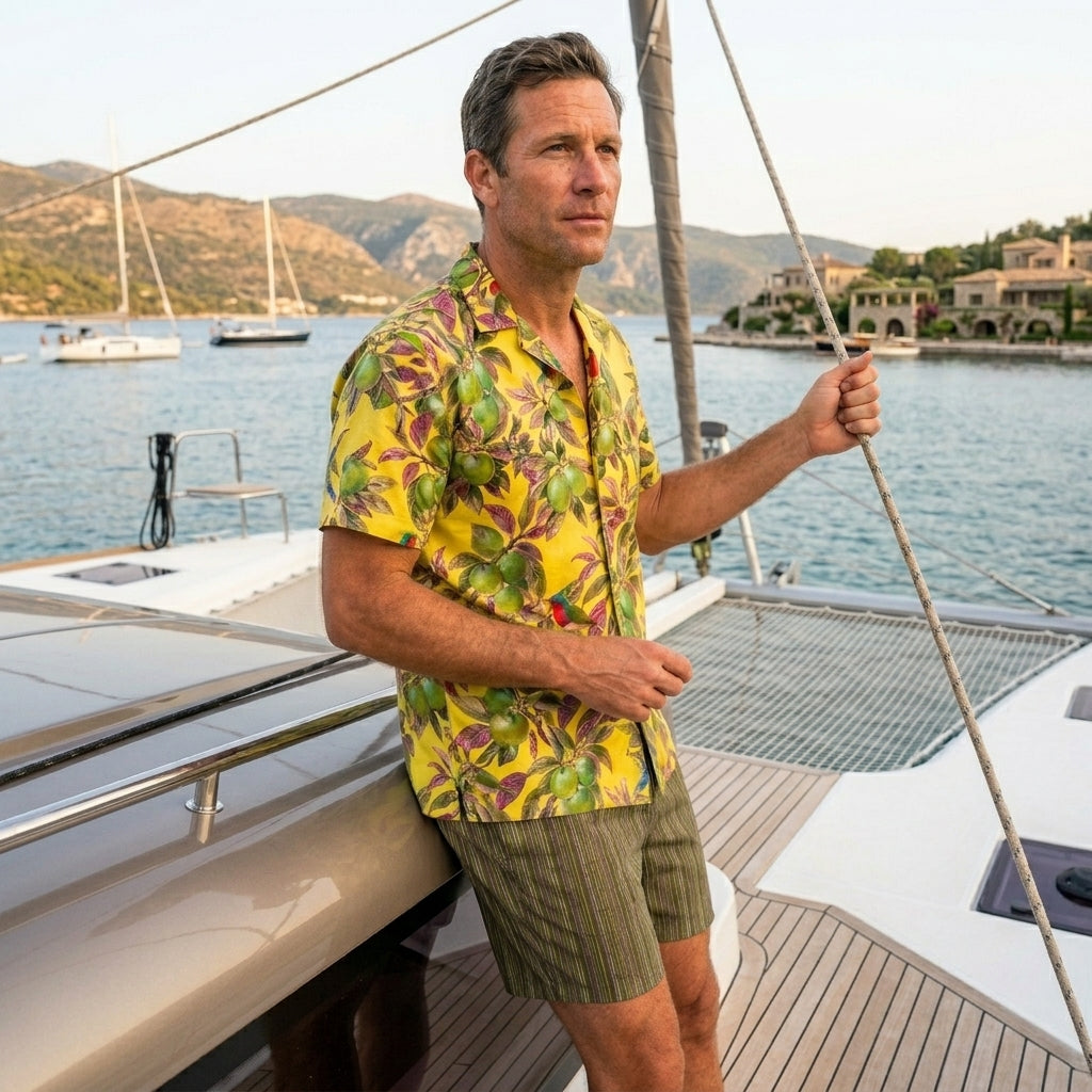 Citrus Grove Vacation Shirt – Icterine Yellow