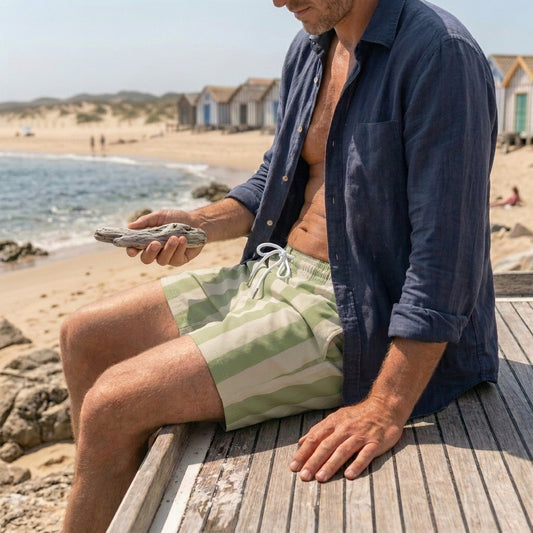 Palheiros Board Shorts – Moss