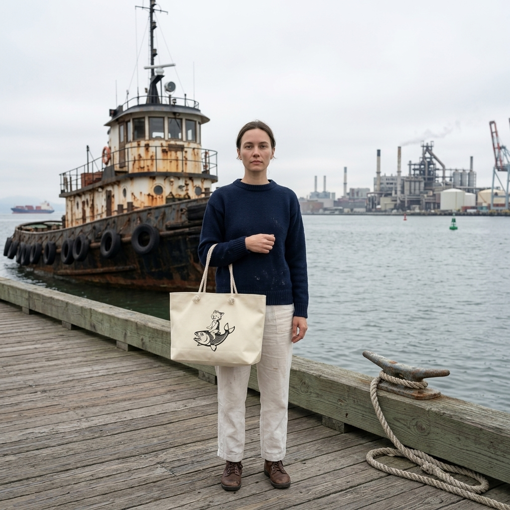 Fetch Oversized Weekender Bag – Cream