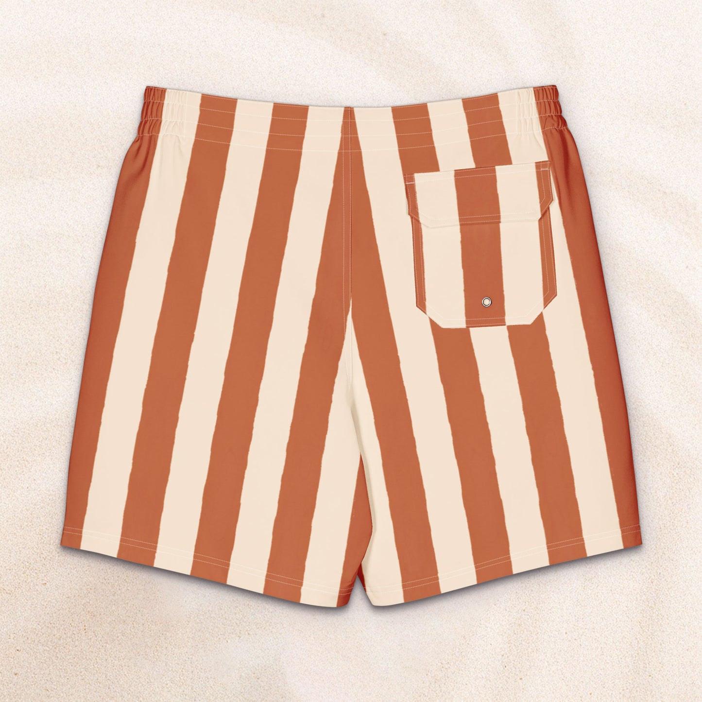 Palheiros Board Shorts – Rust and Cereal Milk (Limited Edition)