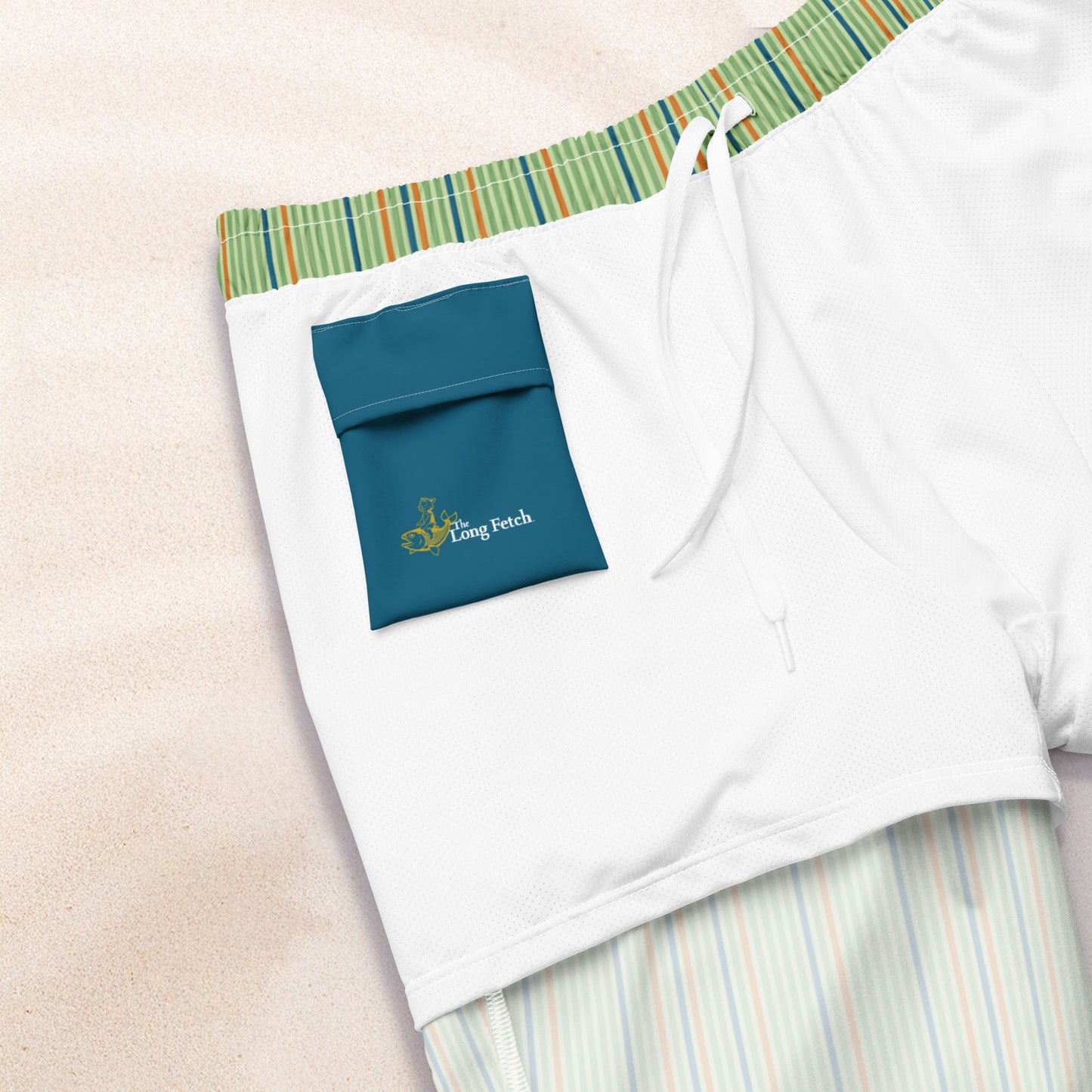 Valencia Stripe Eco-Friendly Swim Trunks