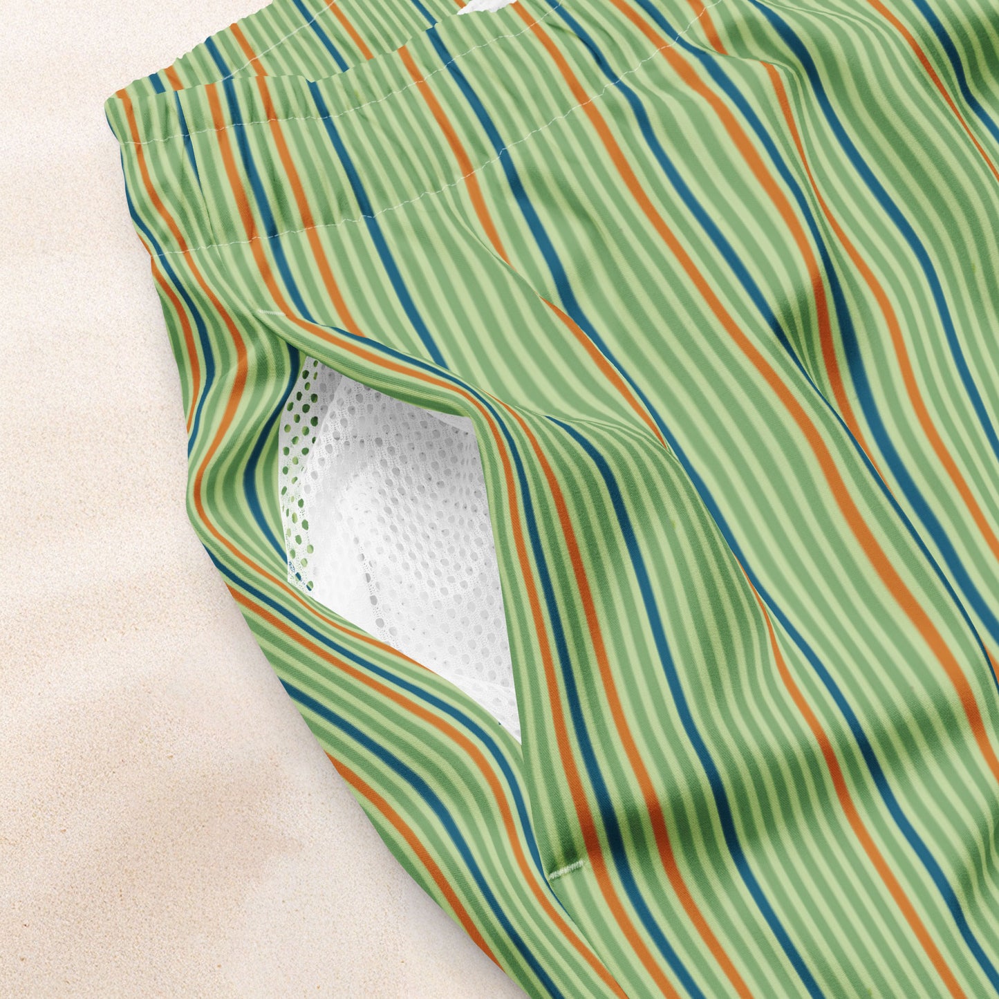 Valencia Stripe Eco-Friendly Swim Trunks
