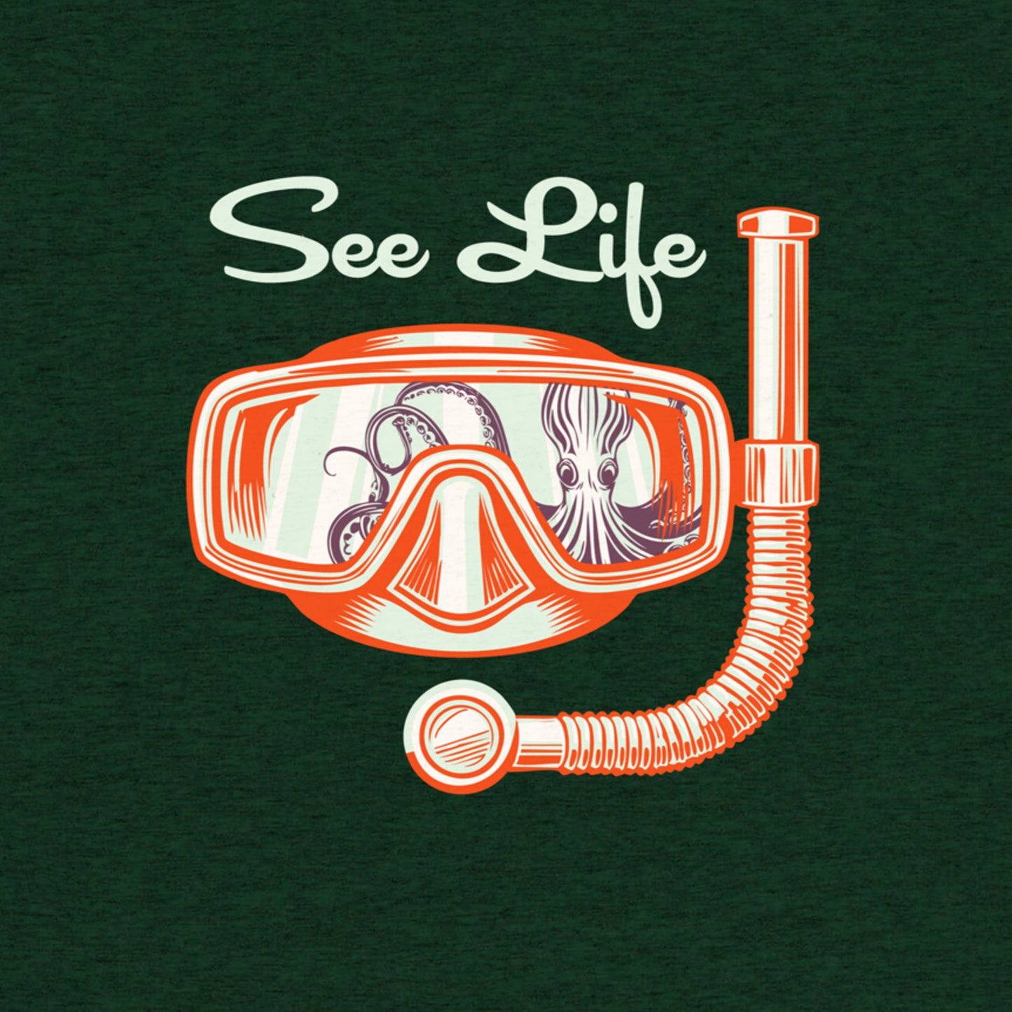 See Life Diver's T-Shirt – Emerald Triblend