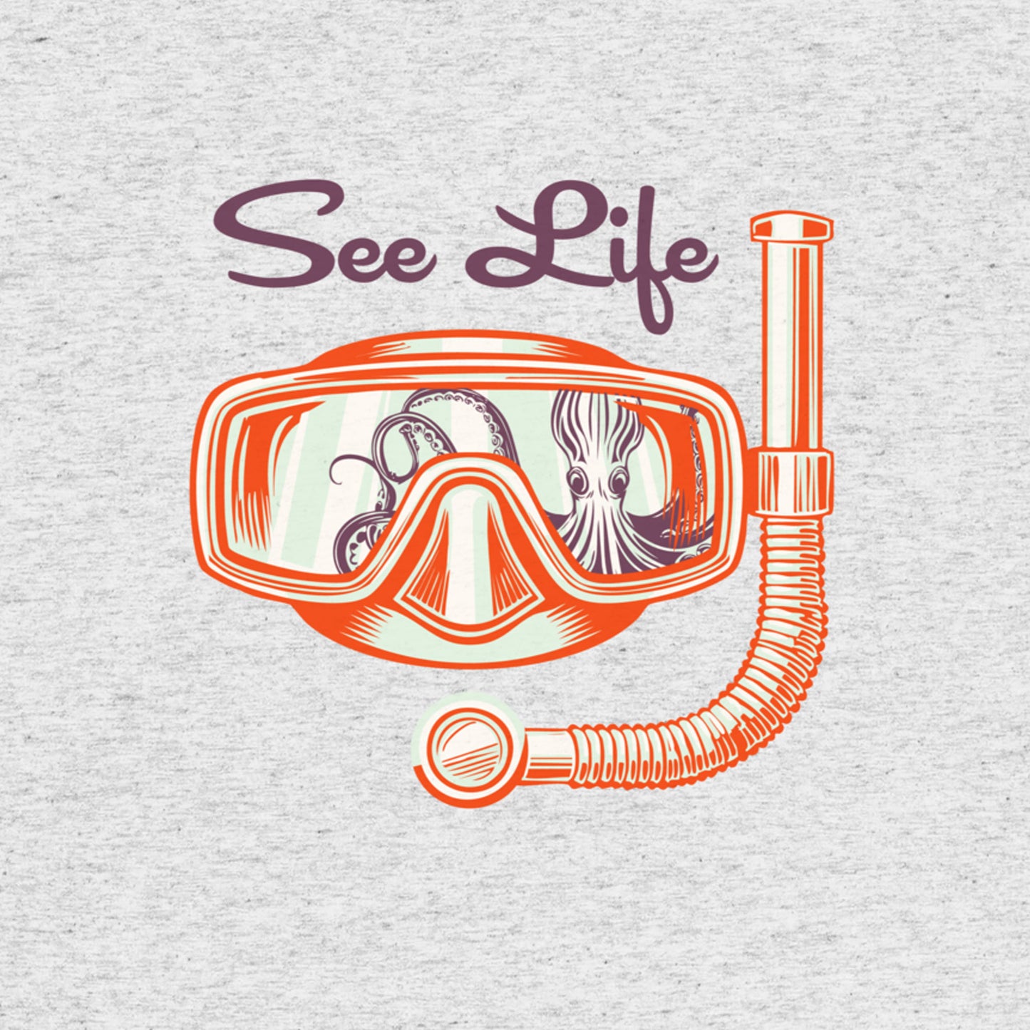 See Life Diver's T-Shirt – Gray Fleck Triblend