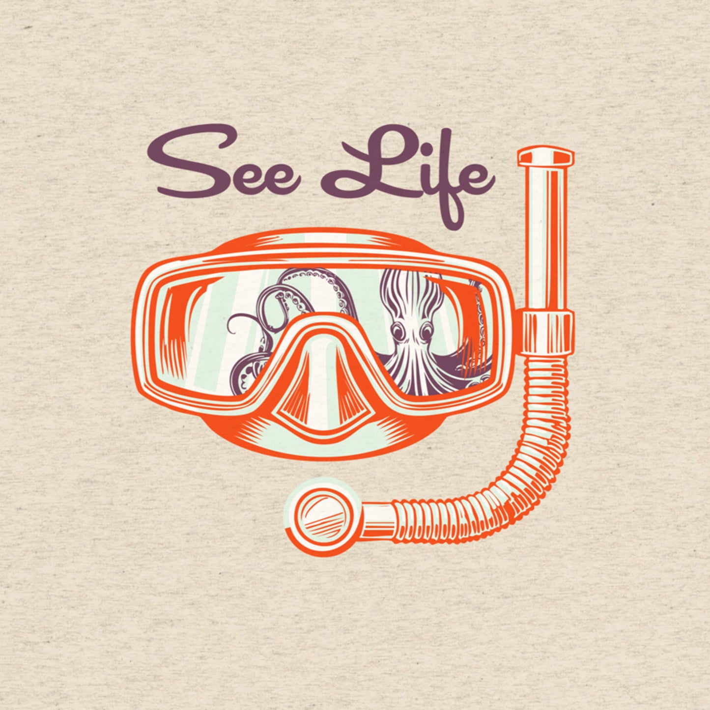 See Life Diver's T-Shirt – Oatmeal Triblend