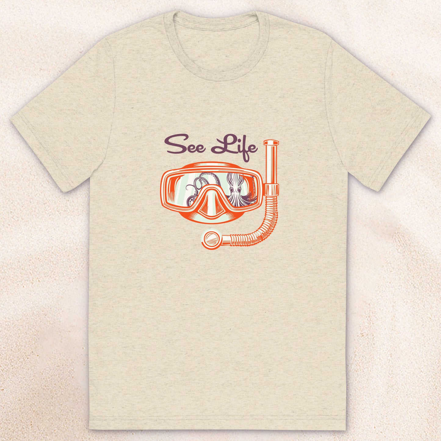 See Life Diver's T-Shirt – Oatmeal Triblend