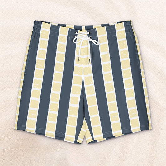 Palheiros Board Shorts – Skipping Stone Stripe