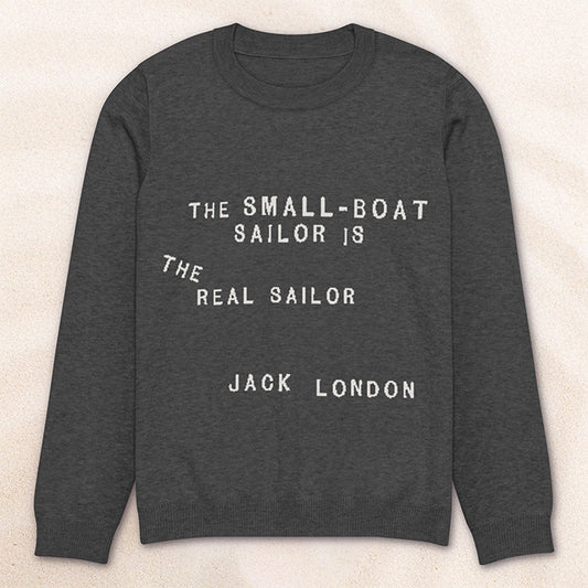 The Small-Boat Sailor Sweater — Charcoal