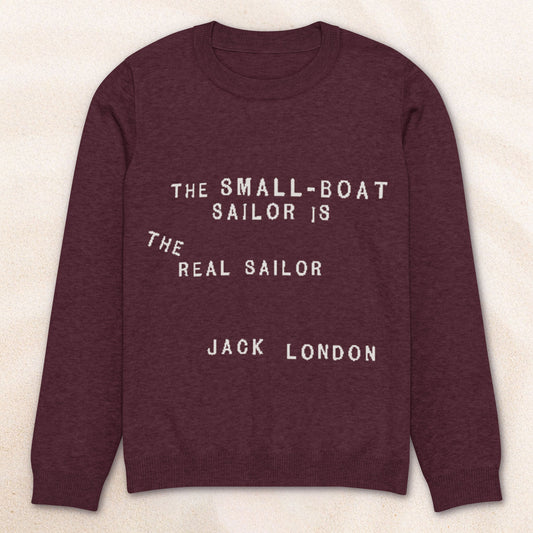 The Small-Boat Sailor Sweater — Ox-Blood