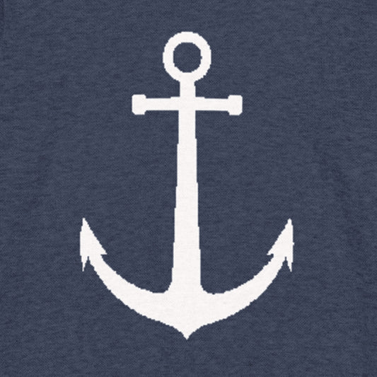 Anchor Knit Sweater – Navy Blue