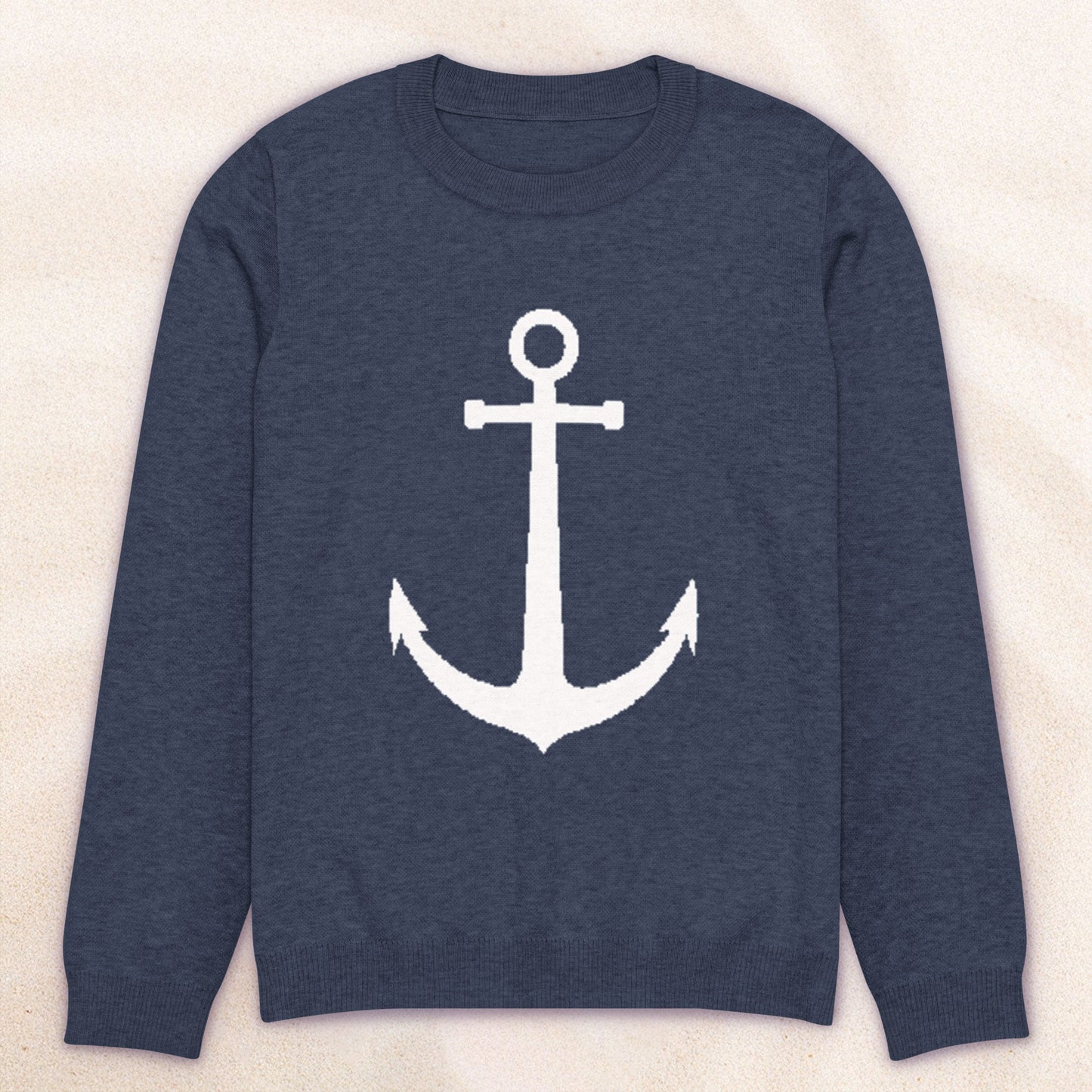 Anchor Knit Sweater – Navy Blue
