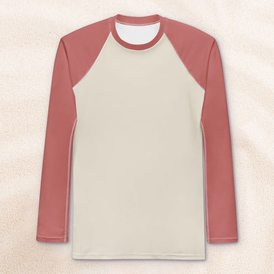 Color Block Surf Shirt – Red Fade and Cream