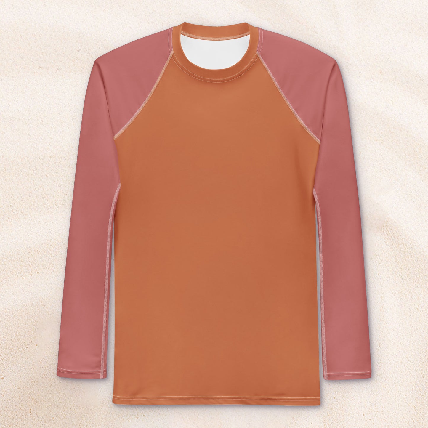 Color Block Surf Shirt – Red Fade and Rust