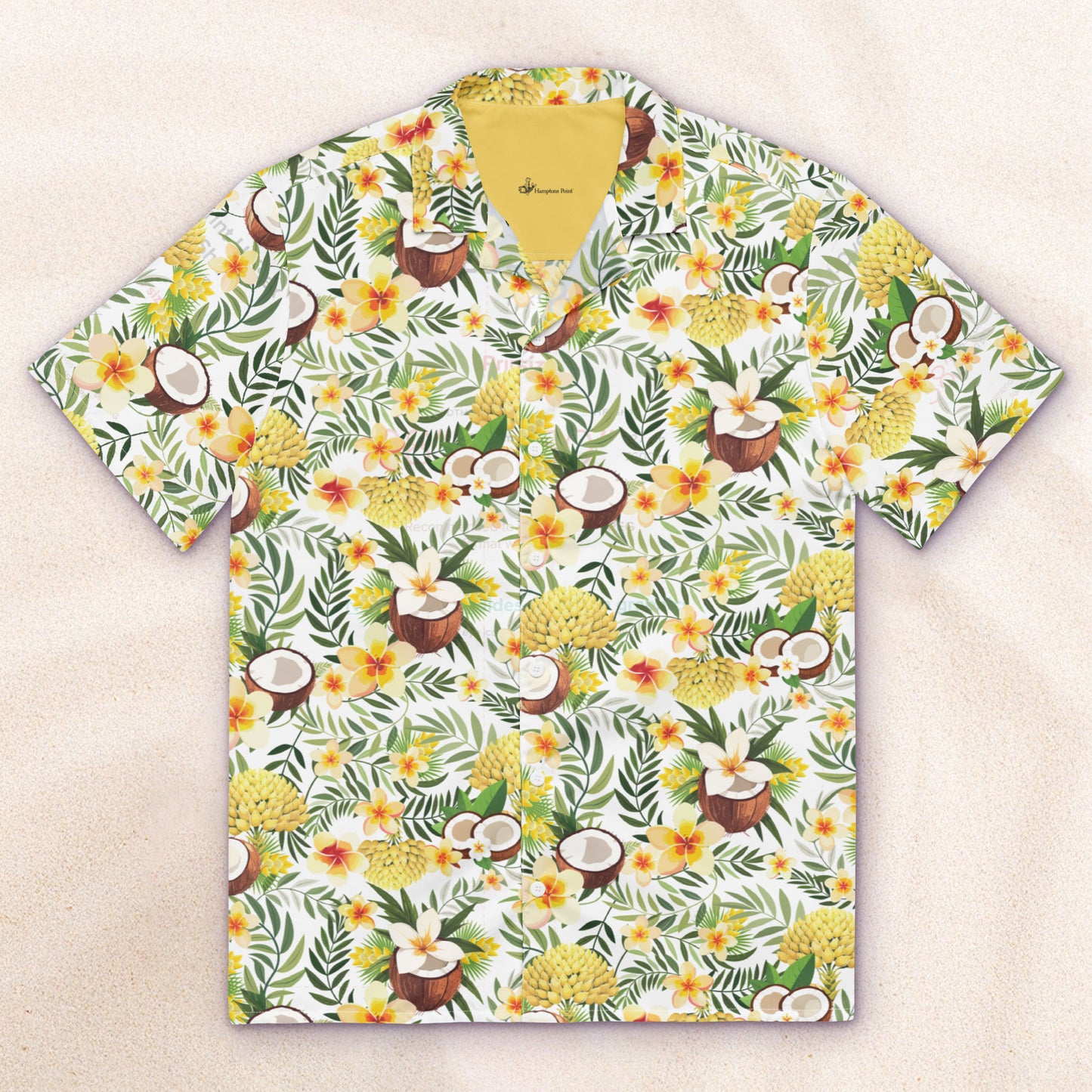 Tropicalia Camp Shirt – White