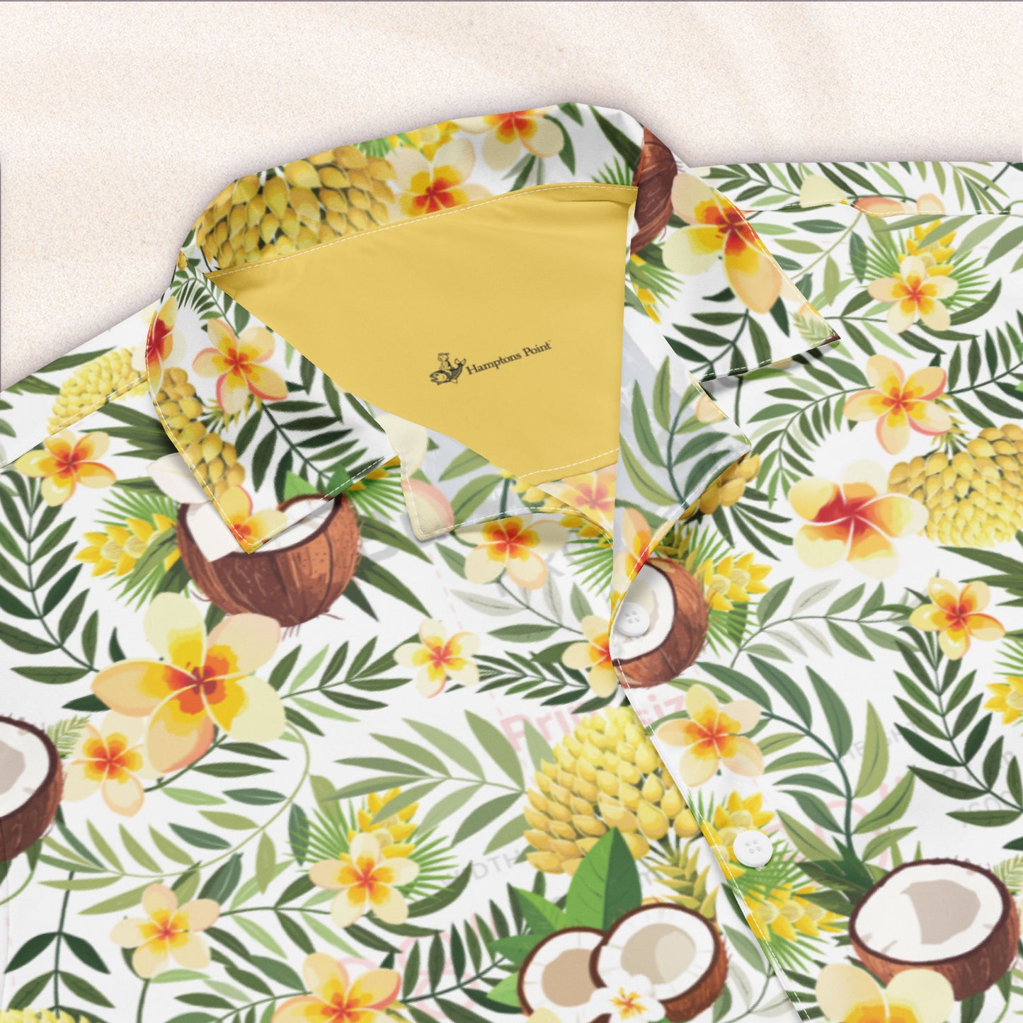 Tropicalia Camp Shirt – White