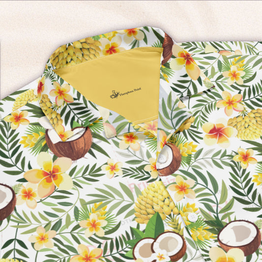 Tropicalia Camp Shirt – White