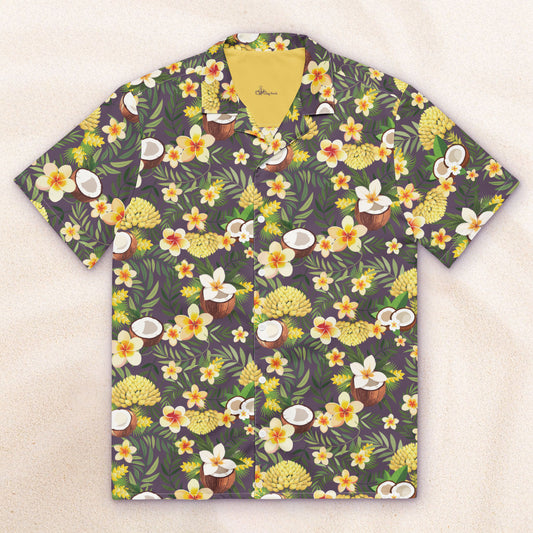 Tropicalia Cuban Collar Shirt – Vintage Grape