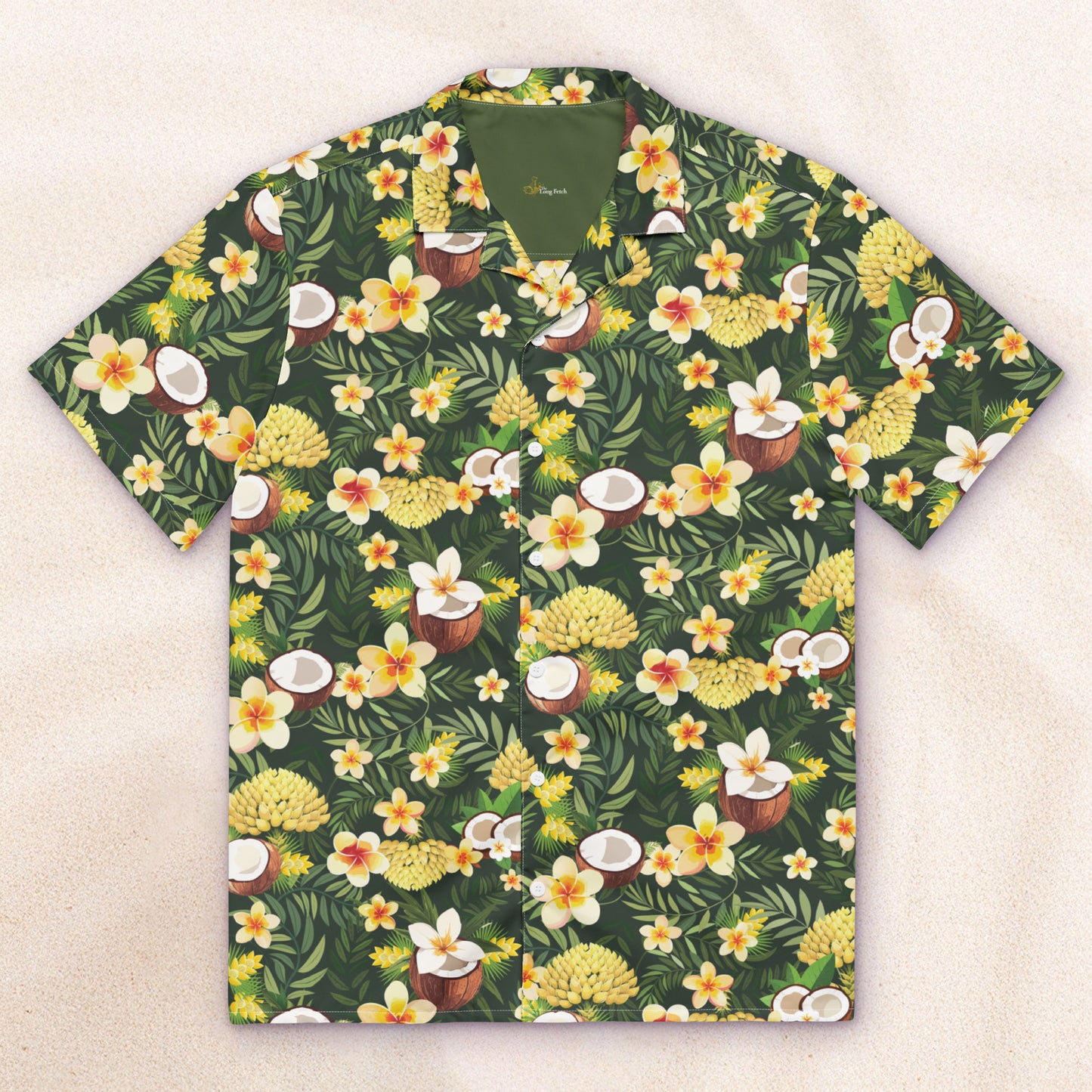 Tropicalia Cuban Collar Shirt – Jungle Green