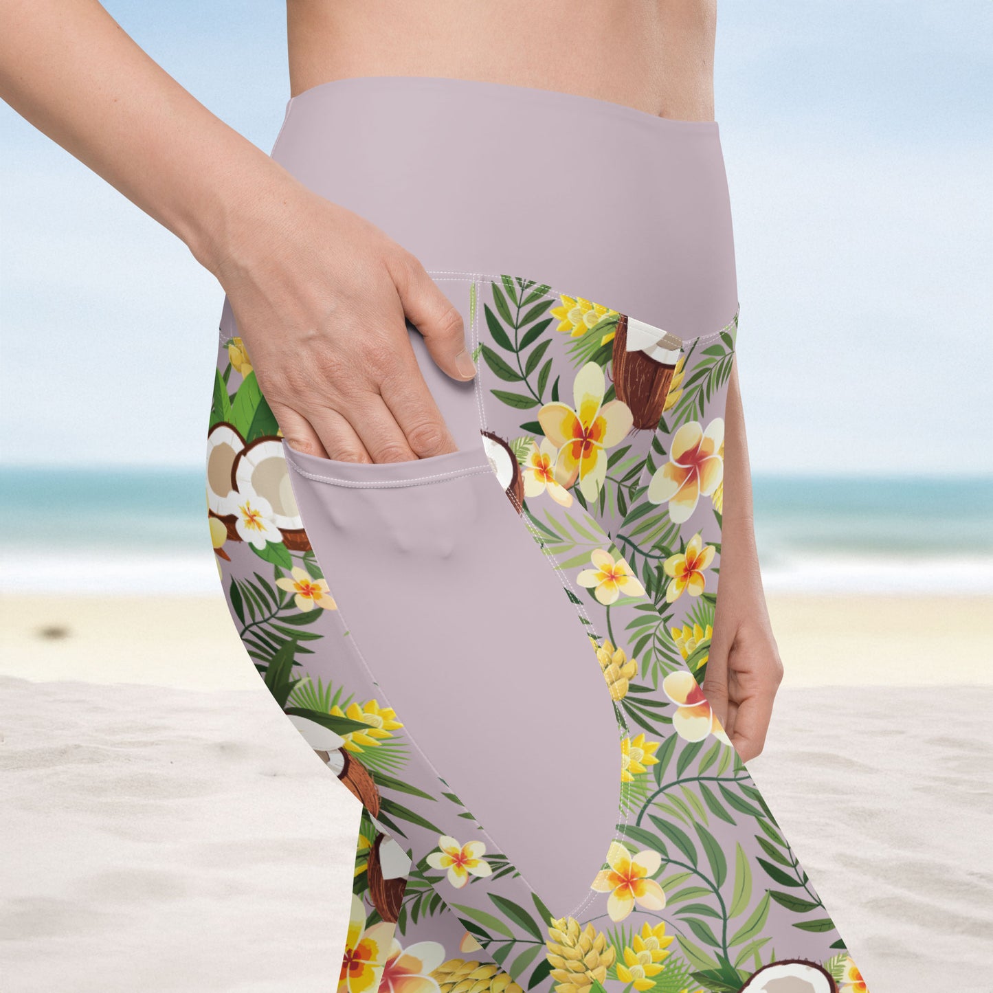 Tropicalia Yoga Leggings with Pockets – Thistle