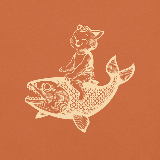 The Cat's Fish T-Shirt – Yam