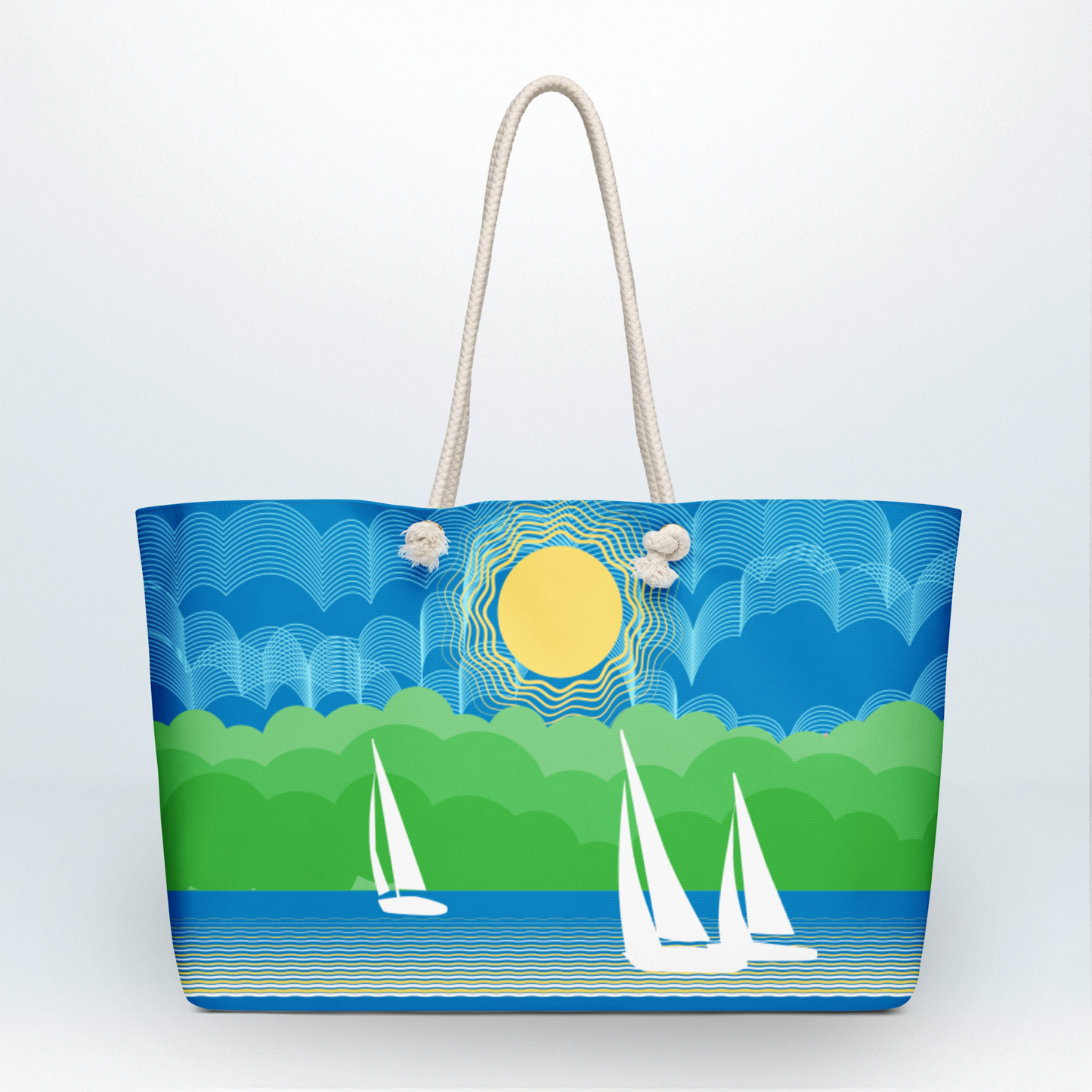 Oversized weekender bag for quick getaways