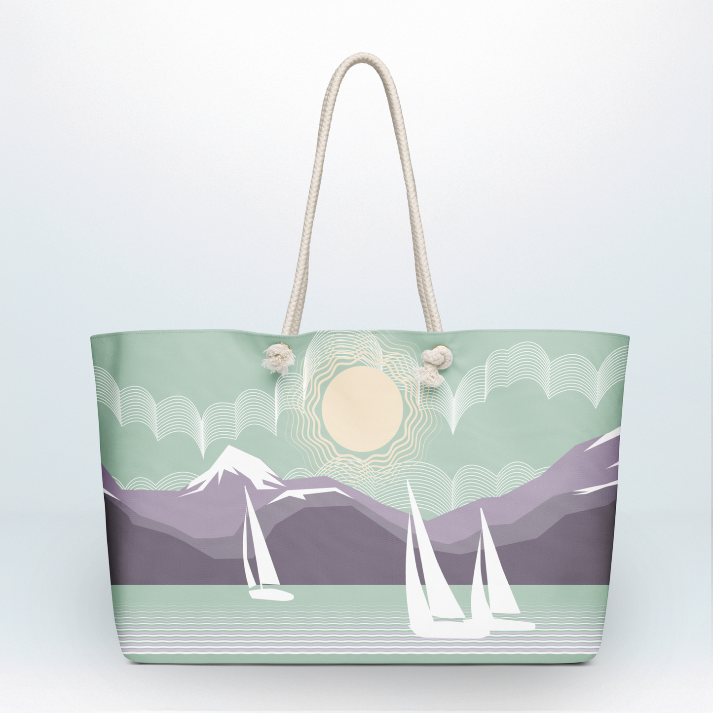 Oversized weekender bag for quick getaways