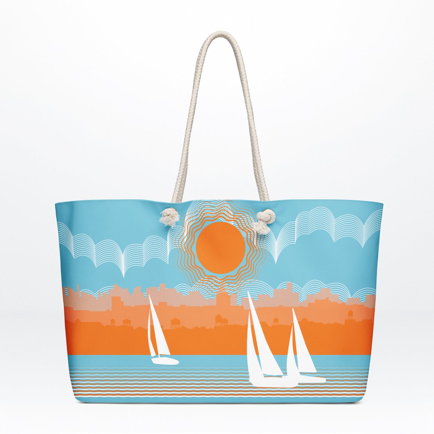 Oversized weekender bag for quick getaways